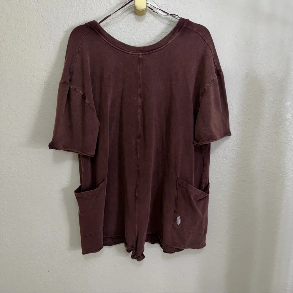 New Free People x FP Movement hot shot tee romper - Picture 5 of 11